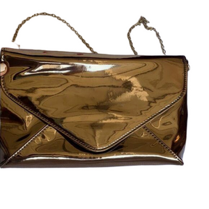 Metallic Envelope Purse Bag Clutch Shoulder Bag​​​​​